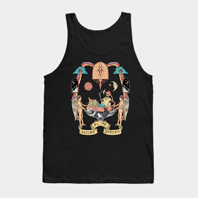 SAVIOR OV THE BEOKEN Tank Top by malan chow